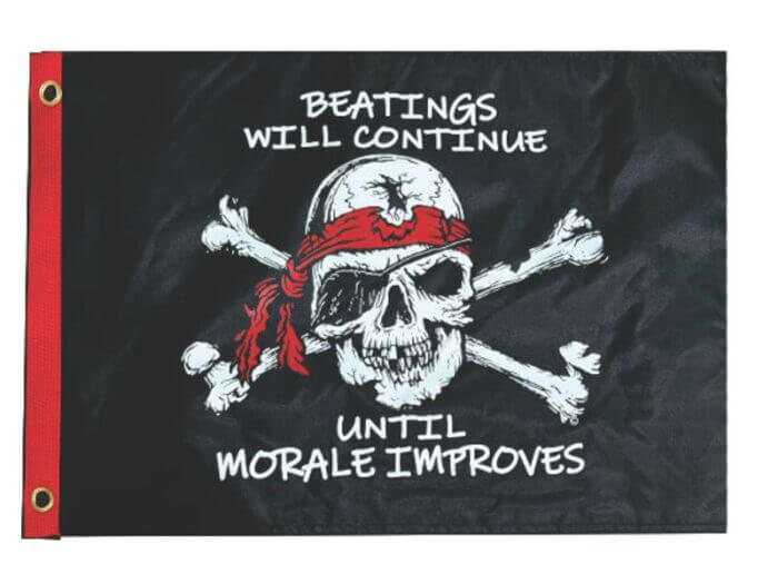 12in x 18in The Beatings Will Continue